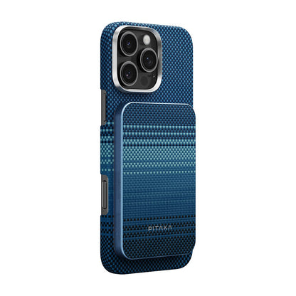 Pitaka Tactile Woven Qi2 Şarj Teknolojili Aramid Fiber M-Safe Powerbank 15W 5000mAh