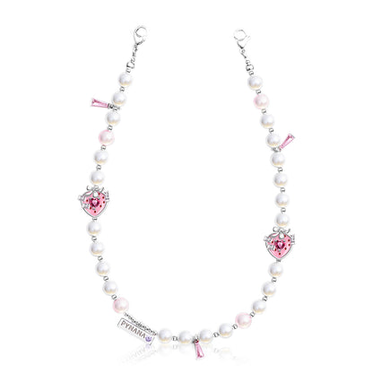 Pynana Sweet Berry Serisi İnci Taşlı Telefon Boyun Askı İpi