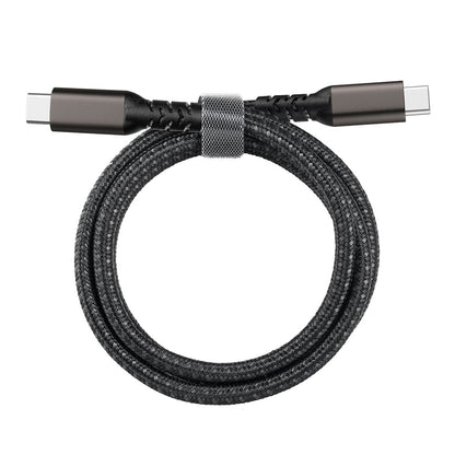 Qgeem 2.Jenerasyon Type-C to Type-C USB3.2 PD Data Kablosu 100W 20Gbps 4K@60Hz 0.5 Metre