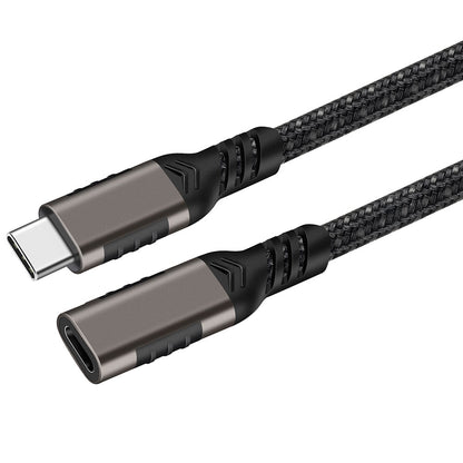 Qgeem Extension USB3.2 Type-C PD Uzatma Kablosu 100W 20Gbps 4K@60Hz 0.2 Metre