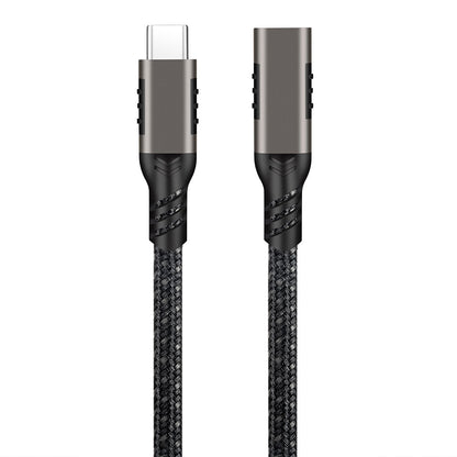 Qgeem Extension USB3.2 Type-C PD Uzatma Kablosu 100W 20Gbps 4K@60Hz 0.2 Metre