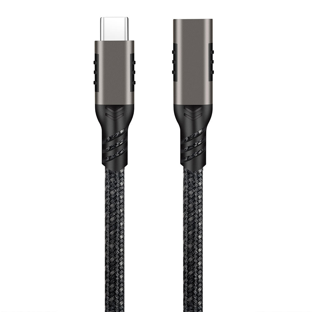 Qgeem Extension USB3.2 Type-C PD Uzatma Kablosu 100W 20Gbps 4K@60Hz 2 Metre