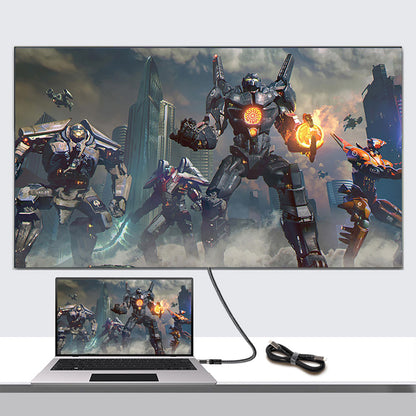 Qgeem QG01 Type-C to Type-C USB4 PD Data Kablosu 240W 40Gbps 8K@60Hz 0.5 Metre