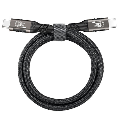 Qgeem QG01 Type-C to Type-C USB4 PD Data Kablosu 240W 40Gbps 8K@60Hz 0.5 Metre