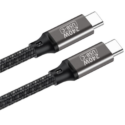 Qgeem QG02 Type-C to Type-C PD3.1 Data Kablosu 240W 480Mbps 2 Metre