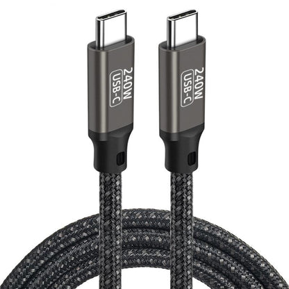 Qgeem QG02 Type-C to Type-C PD3.1 Data Kablosu 240W 480Mbps 3 Metre