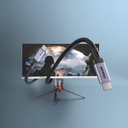 Qgeem QG03 Type-C to Type-C PD 40G 8K@60Hz Data Kablosu 240W 1M