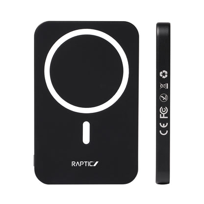 Raptic S4 Aramid-Skin M-safe Şarj Özellikli Ultra İnce 600D Powerbank 15W 5000mAh