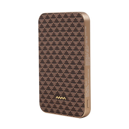 Raptic S4 Aramid-Skin M-safe Şarj Özellikli Ultra İnce Powerbank 15W 5000mAh