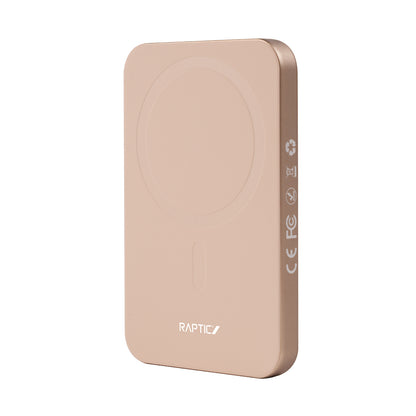 Raptic S4 Aramid-Skin M-safe Şarj Özellikli Ultra İnce Powerbank 15W 5000mAh