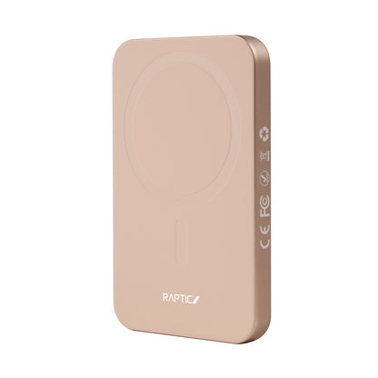 Raptic S4 Aramid-Skin M-safe Şarj Özellikli Ultra İnce Powerbank 15W 5000mAh