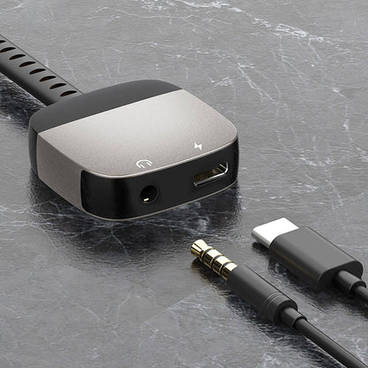 Recci RDS-A13 Type-C 2in1 Şarj ve Ses Adaptörü