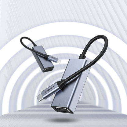 Recci RH12 VGA to Type-C Dönüştürücü Kablo