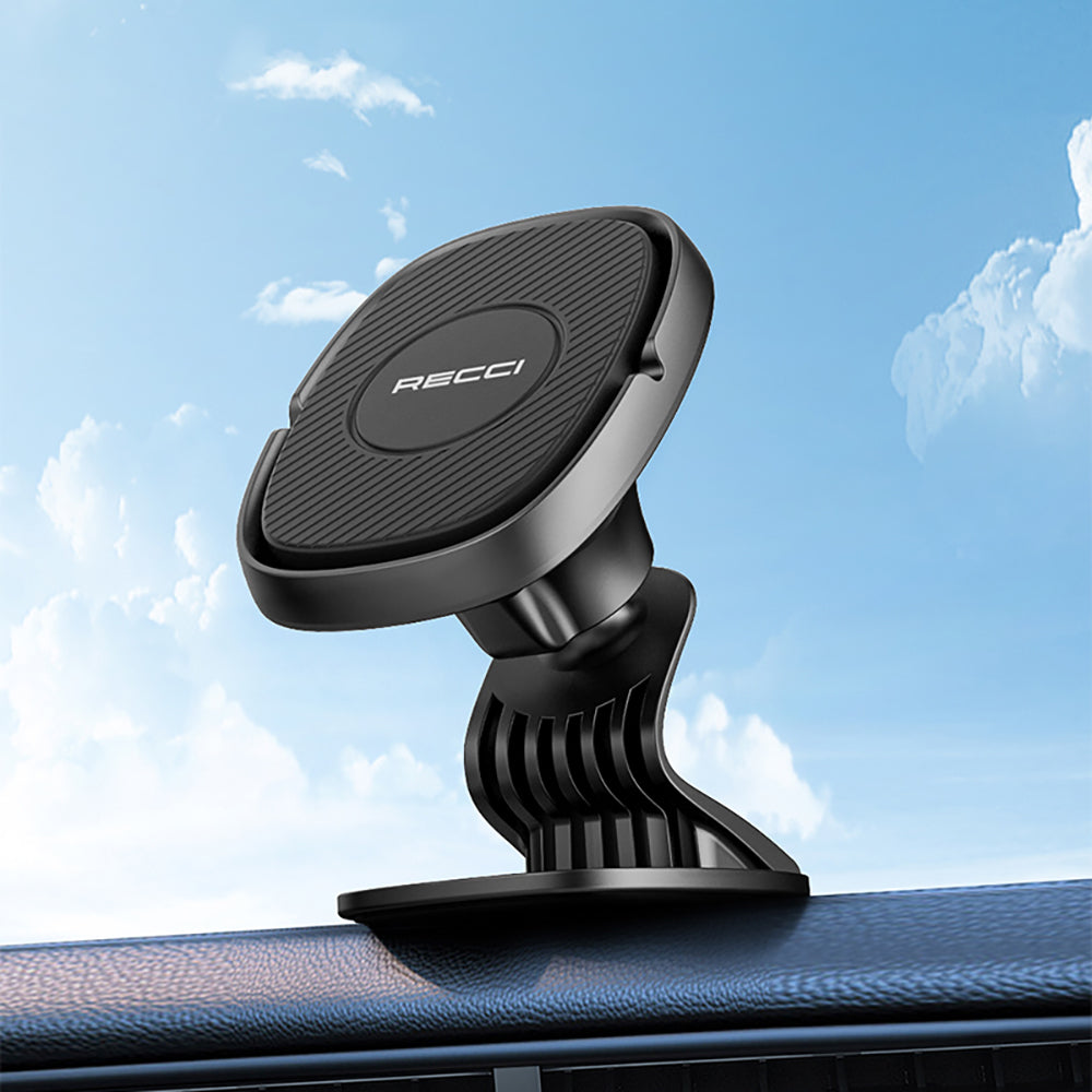 Recci RHO-C18 Güçlü Magnetik 360 Derece Dönebilen Düz Zemin Araç Telefon Tutucu
