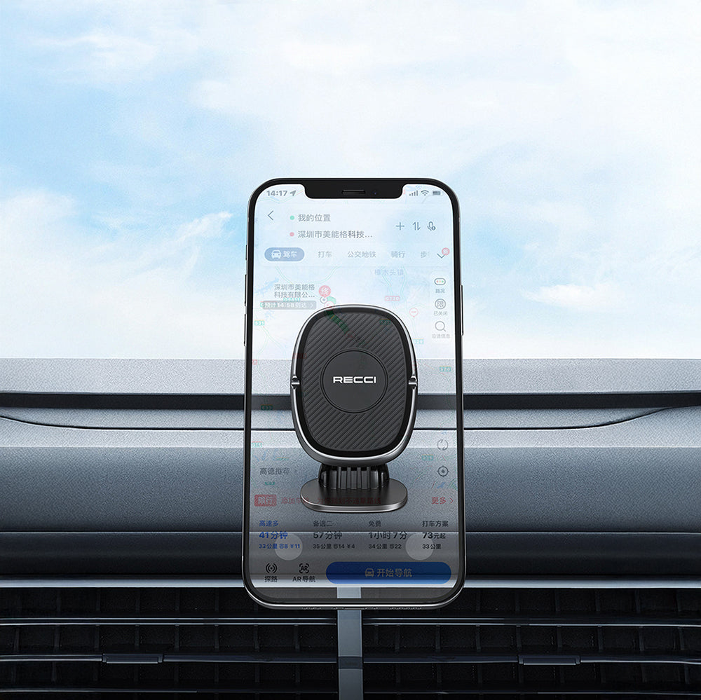 Recci RHO-C18 Güçlü Magnetik 360 Derece Dönebilen Düz Zemin Araç Telefon Tutucu