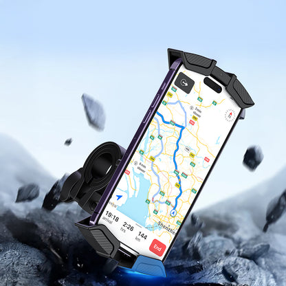 Recci RHO-C33 360° Derece Dönebilen Ayarlanabilir Motosiklet ve Bisiklet Telefon Tutucu