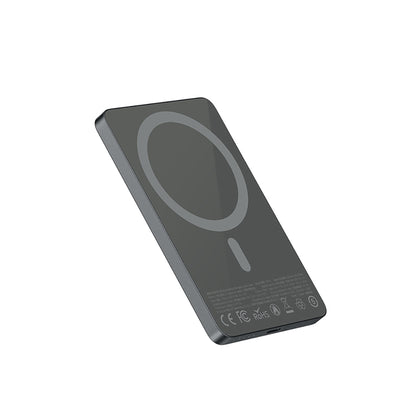 Recci RP33 PD 20W Ultra İnce Led Göstergeli Hızlı Şarj Özellikli Wireless Powerbank 15W 5000mAh