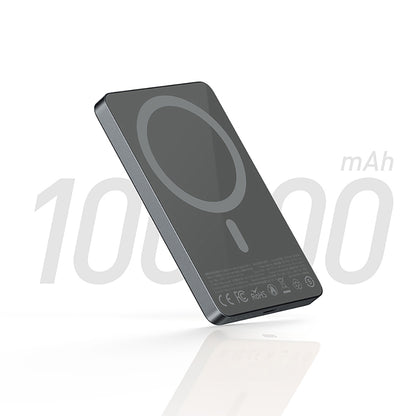 Recci RP35 PD 20W Led Göstergeli Hızlı Şarj Özellikli Wireless Powerbank 15W 10000mAh