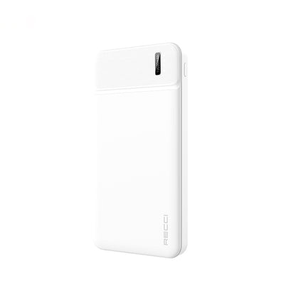 Recci RPB-N16C Ultra İnce Hızlı Şarj Özellikli Led Işık Göstergeli Powerbank 10000mAh