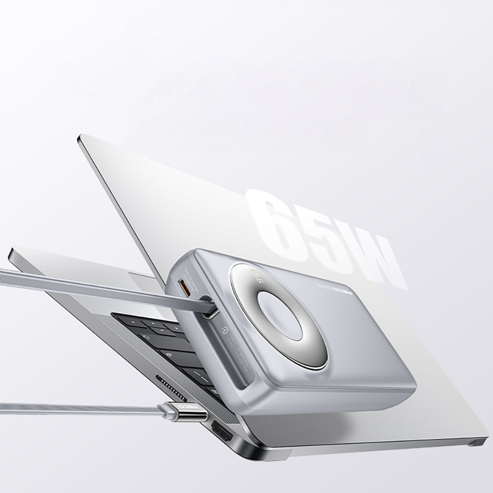 Recci RPB-P72 Hızlı Şarj Özellikli Type-C Kablolu Powerbank 65W 20.000mAh