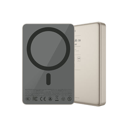 Recci RPB-W36 Ultra İnce PD 20W Hızlı Şarj Özellikli Wireless Powerbank 15W 10000mAh