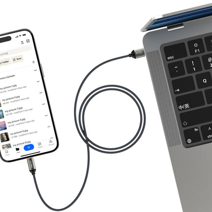 Recci RS35C USB-A to Type-C Örgü Tasarımlı Hızlı Şarj Özellikli Data ve Şarj Kablosu 1M