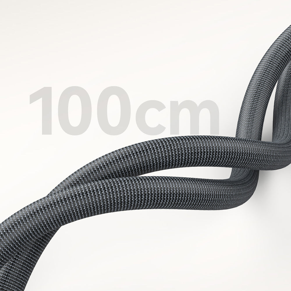 Recci RS45CC Type-C to Type-C PD 100W Örgü Tasarımlı Hızlı Şarj Özellikli Data ve Şarj Kablosu 1M