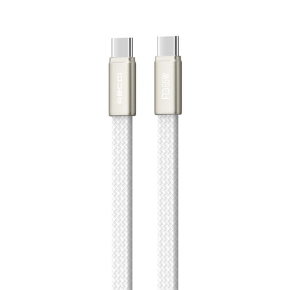 Recci RS55CC Type-C to Type-C PD Hızlı Şarj Özellikli Data ve Şarj Kablosu 65W 1M