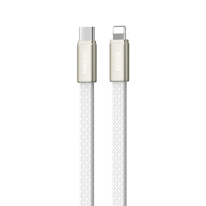 Recci RS55CL Type-C to Lightning PD Hızlı Şarj Özellikli Data ve Şarj Kablosu 30W 1M
