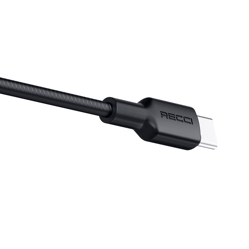 Recci RS56CC Type-C to Type-C PD Hızlı Şarj Özellikli Data ve Şarj Kablosu 100W 1.2M