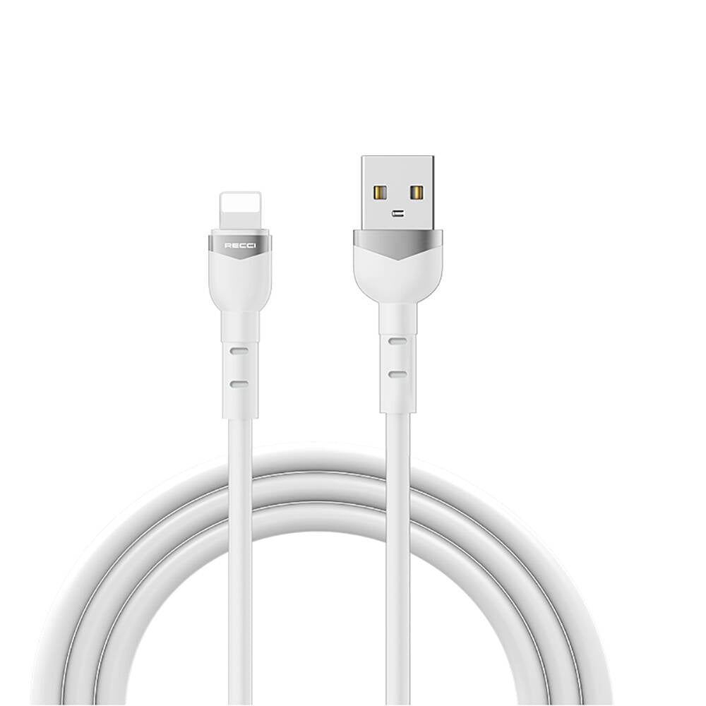 Recci RTC-N35L Hızlı Şarj Özellikli 100cm Lightning to USB-A Kablo