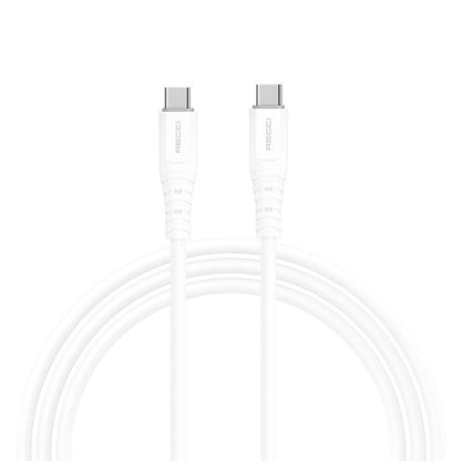 Recci RTC-P09CC Silicone Serisi 65W Hızlı Şarj Özellikli Type-C To Type-C PD Kablo 1.5M