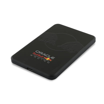 Redbull Orijinal Lisanslı M-safe Şarj Özellikli Dijital LED Göstergeli Çift Boğa Baskılı Powerbank 5000mAh 15W
