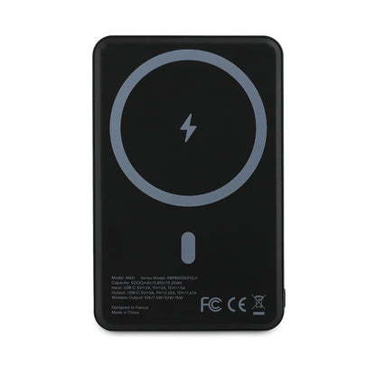 Redbull Orijinal Lisanslı M-safe Şarj Özellikli Dijital LED Göstergeli Kırmızı Şeritli Powerbank 5000mAh 15W