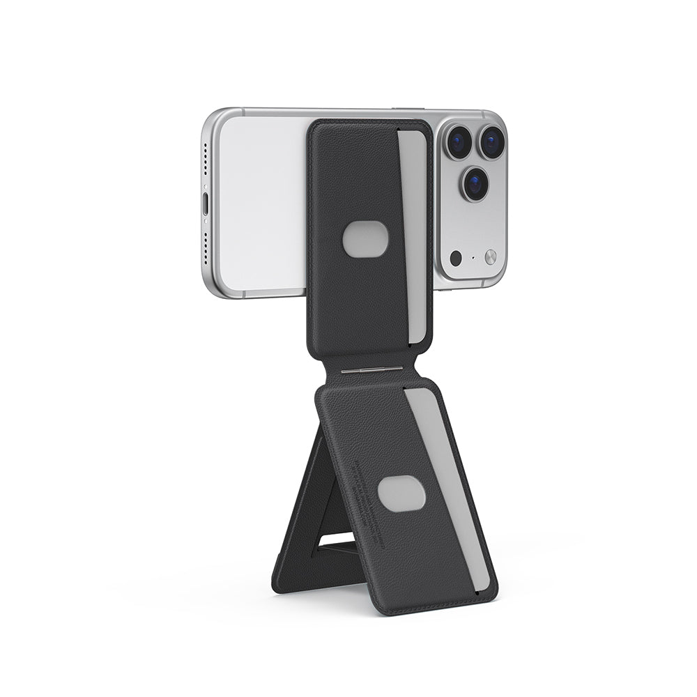 Skinarma Axis Serisi Foldable Stand Özellikli Deri Tasarımlı Kartlık