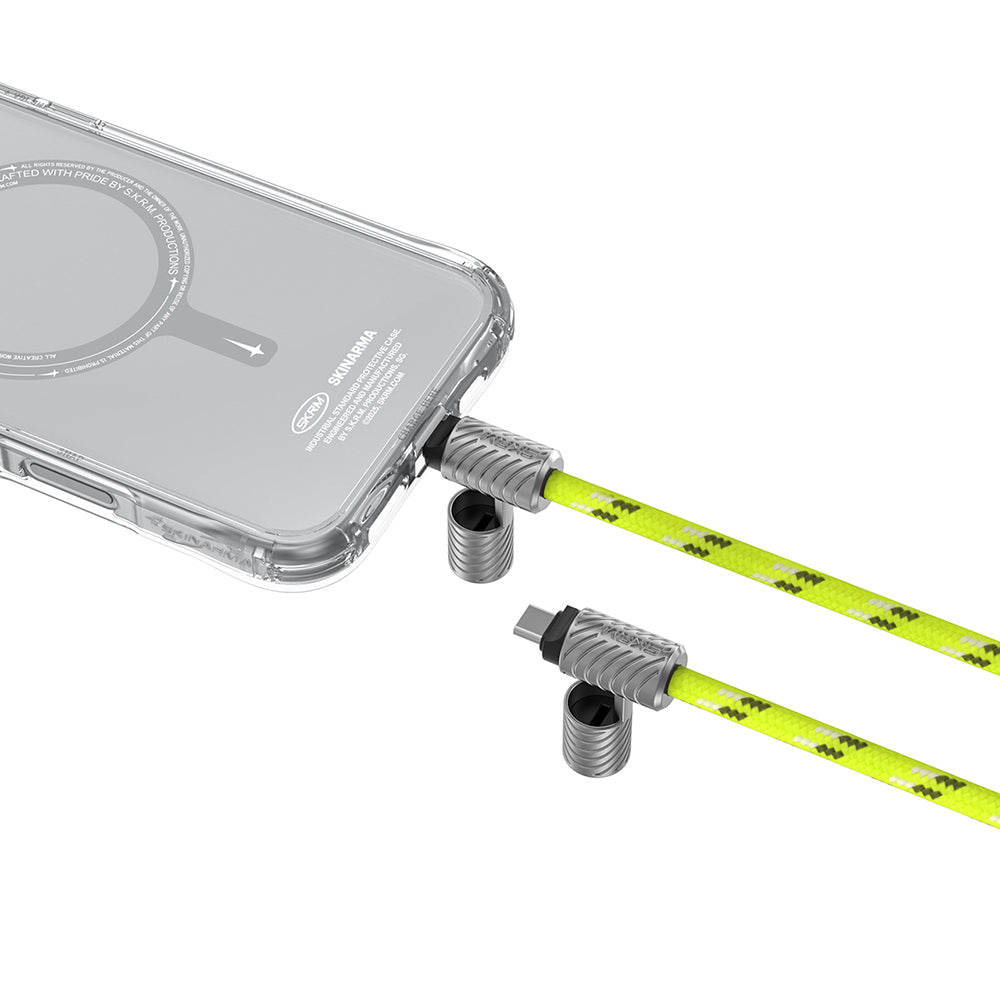 Skinarma DynoVE Serisi Type-C to Type-C Askı İpi Tasarımlı Şarj ve Data Kablosu