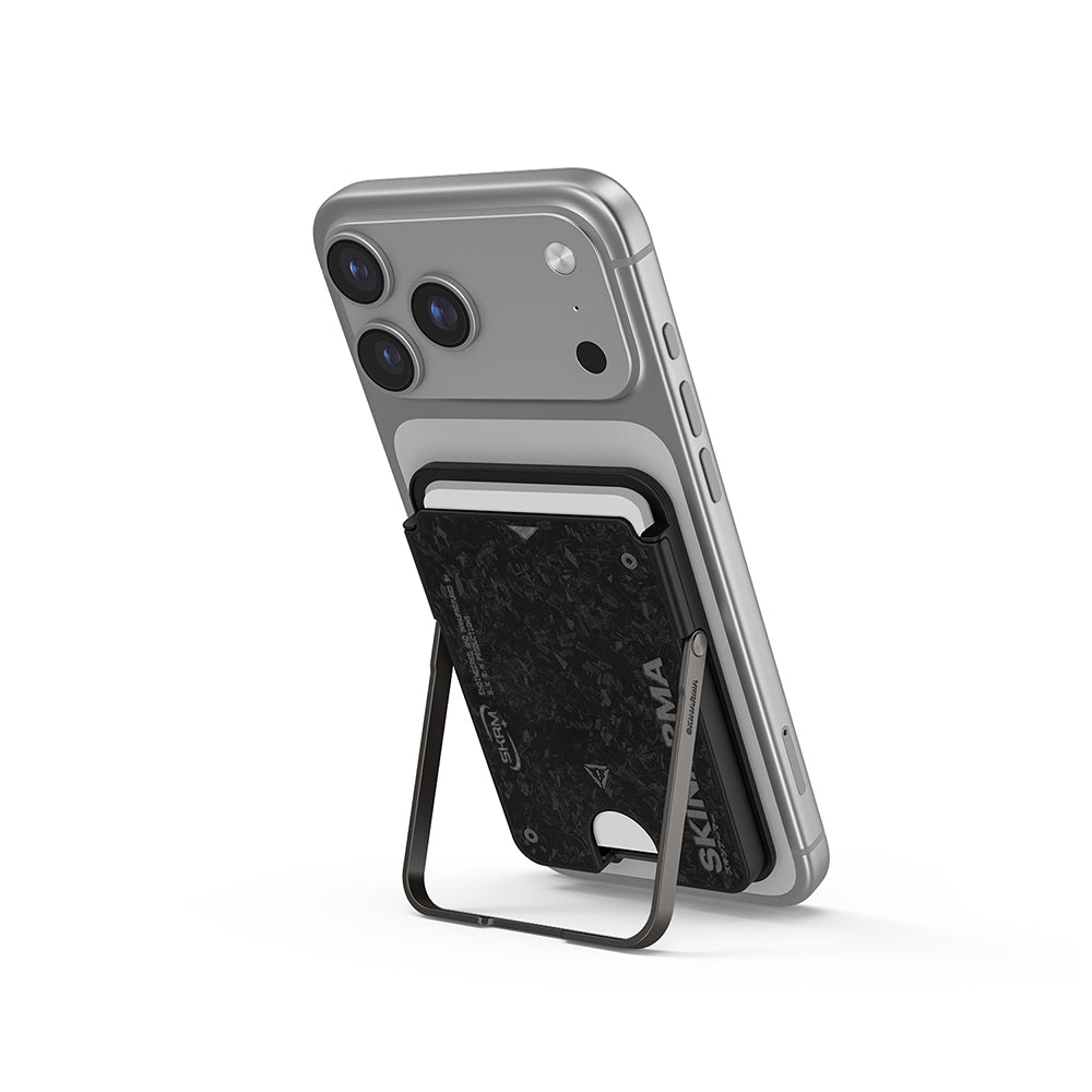 Skinarma Metal Tasarımlı 2 Hazneli Vektor Serisi Magnetik Standlı Kartlık