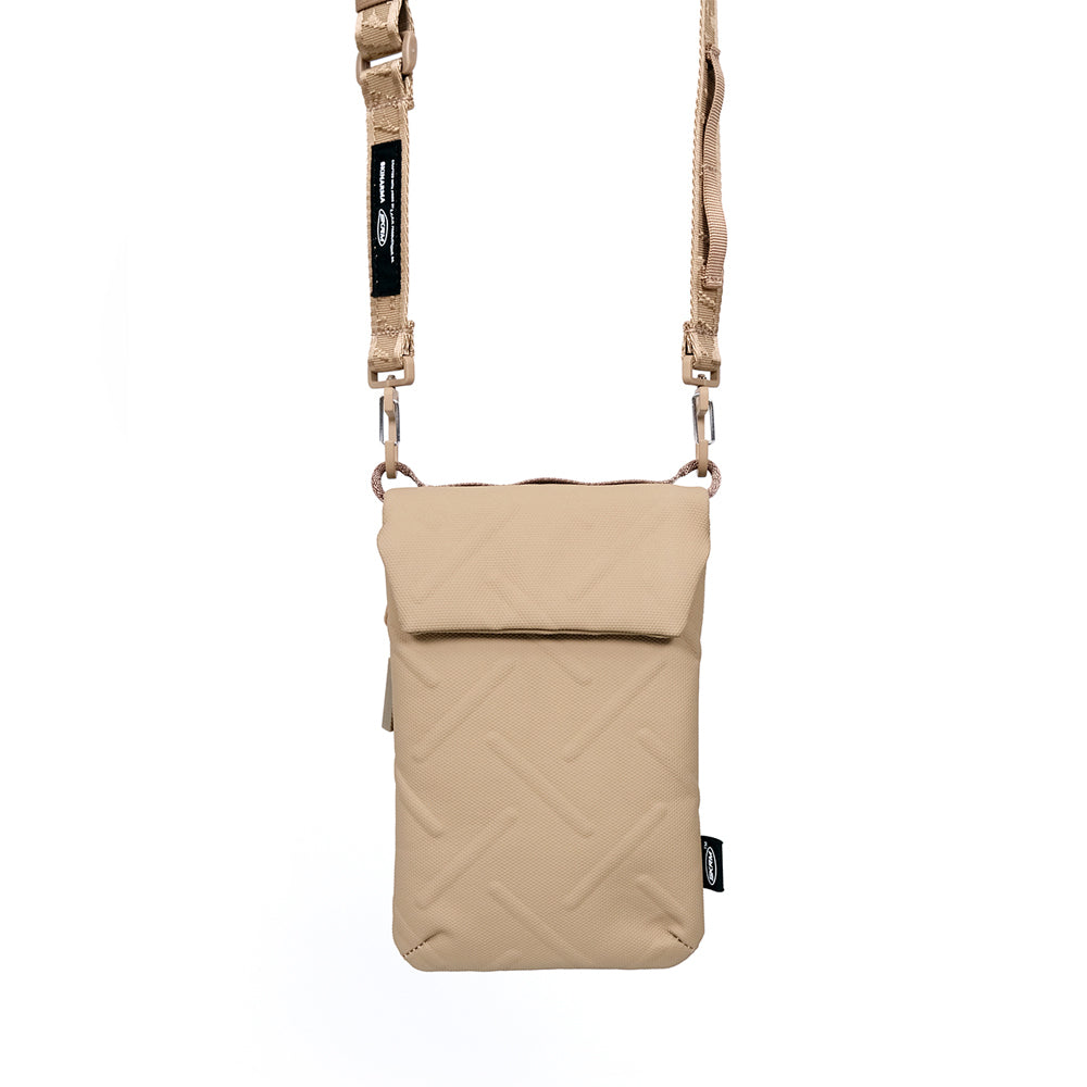 Skinarma Sling Pouch Juno Cross-Hatch Desenli Naylon Scout Boyun Askı Kayışlı Çapraz Vücut Çantası