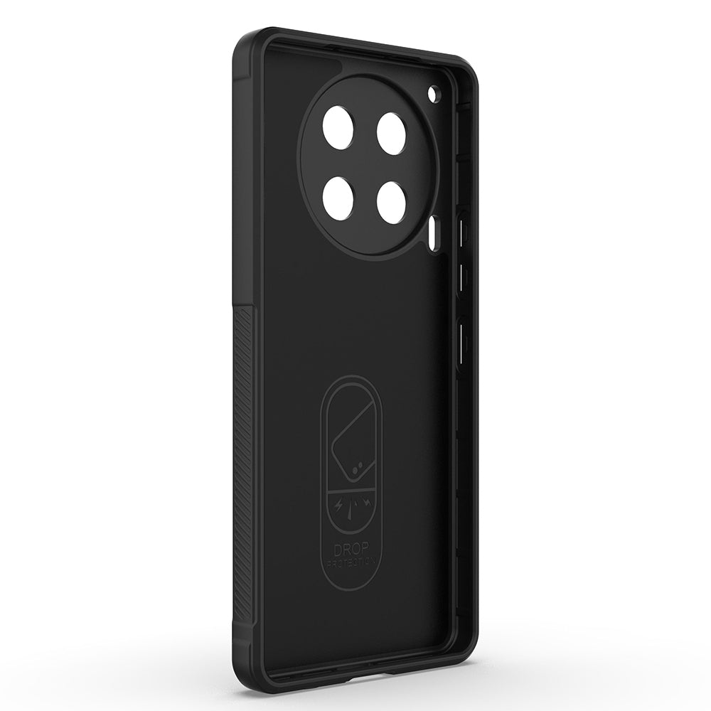 Tecno Camon 30 4G Kılıf Esnek TPU Oyuklu Arka Yüzey Tasarımlı Zore Etnik Silikon Kılıf