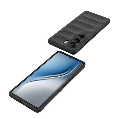 Tecno Camon 40 Pro Kılıf Esnek TPU Oyuklu Arka Yüzey Tasarımlı Zore Etnik Silikon Kılıf