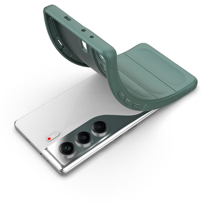 Tecno Camon 40 Pro Kılıf Esnek TPU Oyuklu Arka Yüzey Tasarımlı Zore Etnik Silikon Kılıf