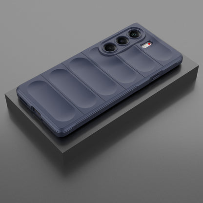 Tecno Camon 40 Pro Kılıf Esnek TPU Oyuklu Arka Yüzey Tasarımlı Zore Etnik Silikon Kılıf