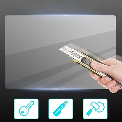 Tesla Yeni Model Y 2in1 Araç Multimedya Ekran Koruyucu Uygulama Aparatlı Zore Premium Temperli Cam Ekran Koruyucu