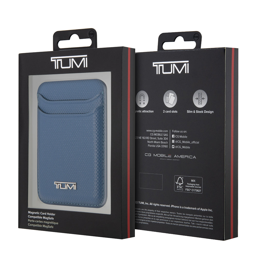 Tumi Orijinal Lisanslı 2 Hazneli Metal Logolu Deri Magnetik Kartlık