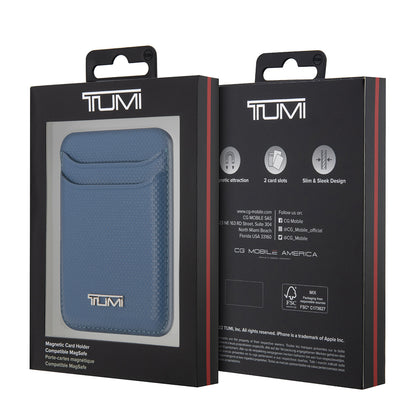 Tumi Orijinal Lisanslı 2 Hazneli Metal Logolu Deri Magnetik Kartlık