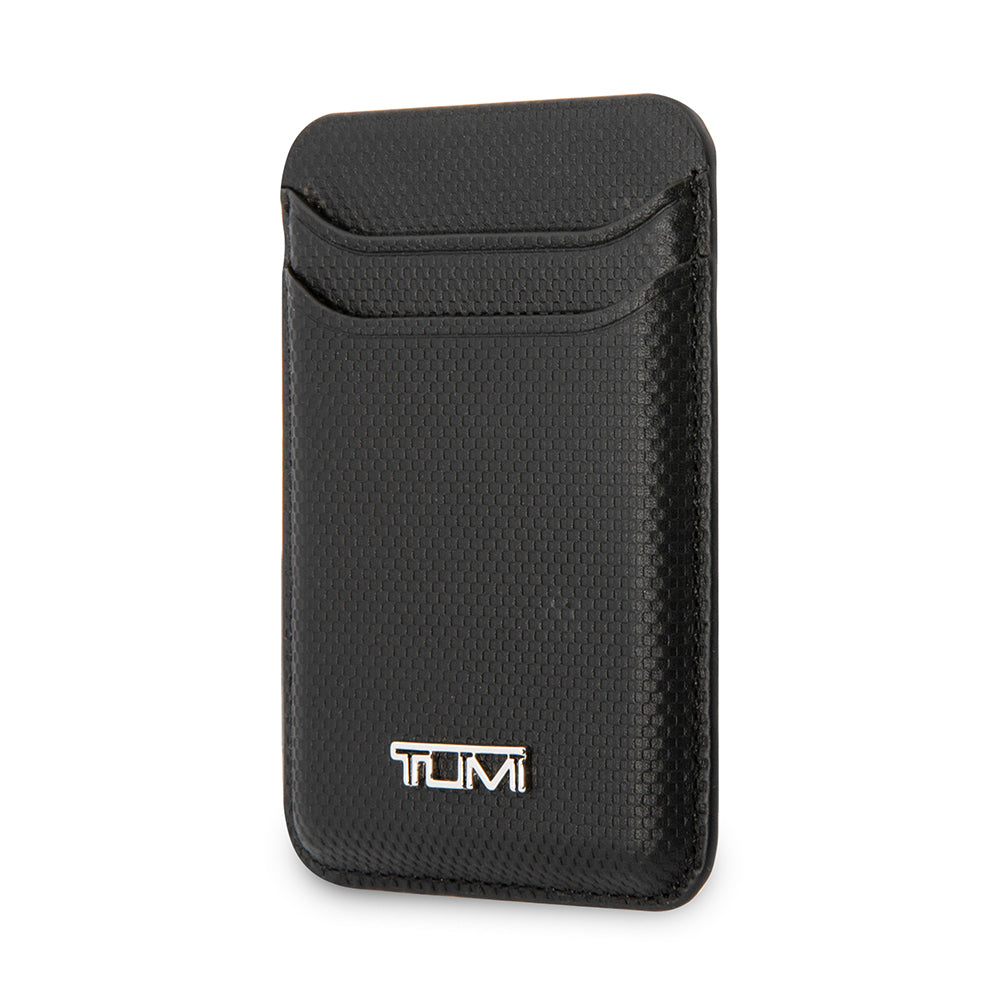 Tumi orijinal Lisanslı 2 Hazneli Metal Logolu Deri Magnetik Kartlık