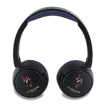 U.S Polo Assn. Orijinal Lisanslı Katlanabilir Ayarlanabilir Baskı Logolu Kulak Üstü Bluetooth Kulaklık v5.3