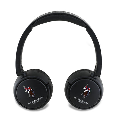 U.S Polo Assn. Orijinal Lisanslı Katlanabilir Ayarlanabilir Baskı Logolu Kulak Üstü Bluetooth Kulaklık v5.3