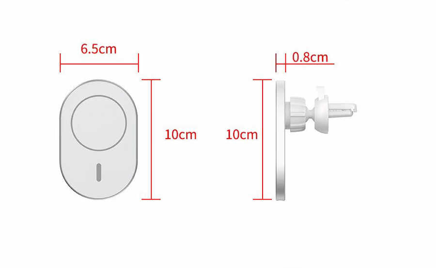 Wiwu CH-306 Magnetic Wireless Charging Car Mount Araç Telefon Tutucu
