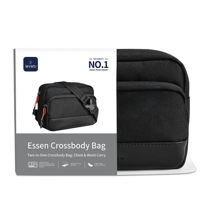 Wiwu Essen Serisi Suya Dayanıklı 1200D Polyester Kumaş Çapraz Vücut Çantası